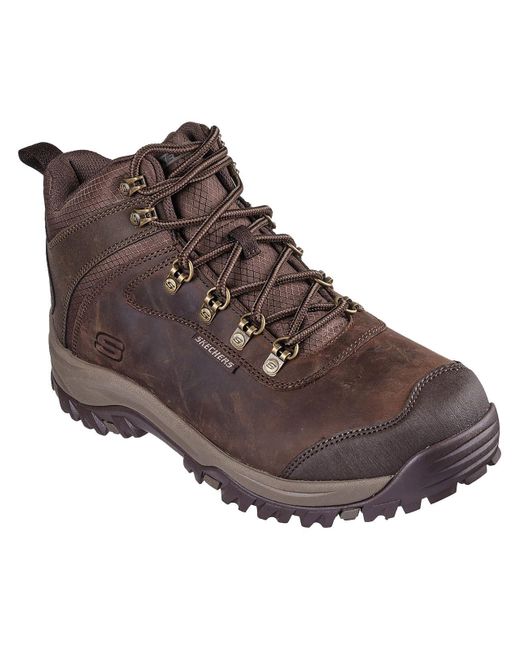 Skechers Brown Usa Relment Hiking Boot for men