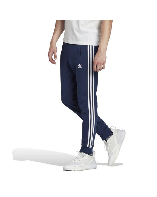 Adidas Originals Blue Adicolor Classics 3-stripes Joggers for men