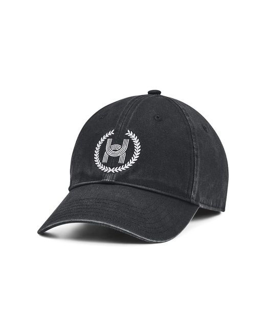 Under Armour Black Branded Graphic Adjustable Hat,