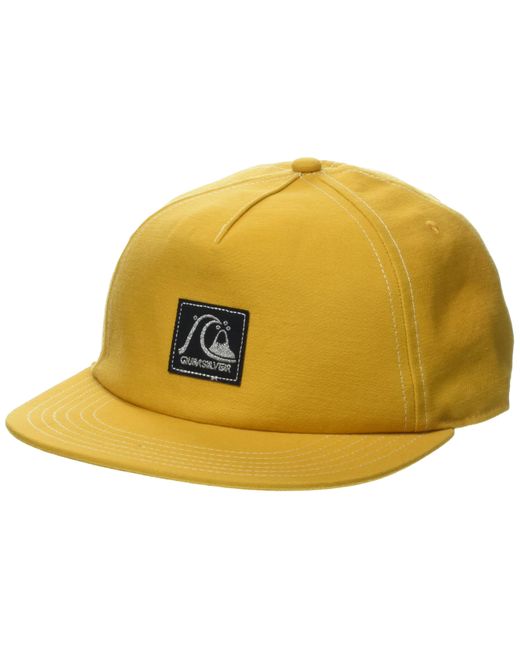 Quiksilver Yellow Heritage Snapback Hat for men
