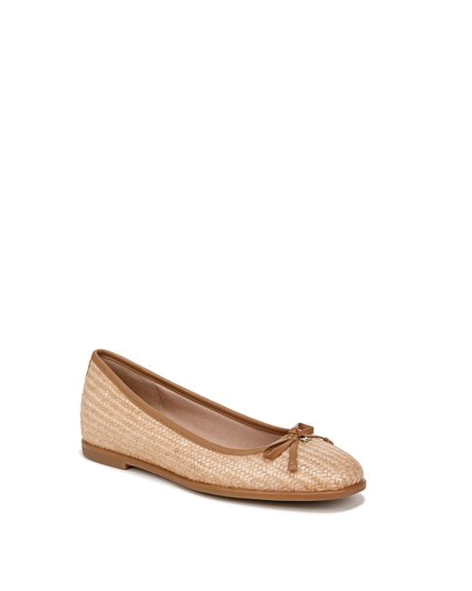 Naturalizer Natural Essential Ballet Flat Tan Straw 8.5 M