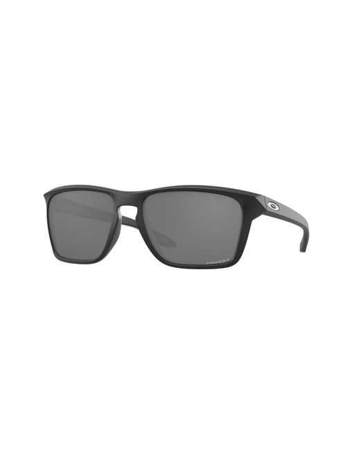Oakley Black Oo9448f Sylas Low Bridge Fit Rectangular Sunglasses for men