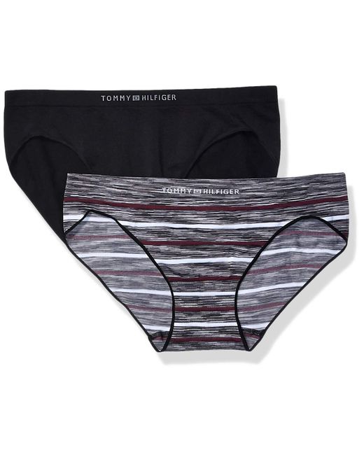 Tommy Hilfiger Black Seamless Bikini Underwear Panty