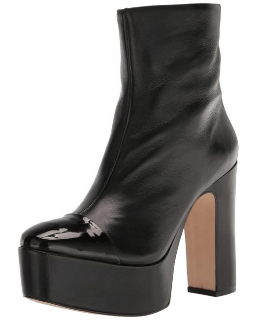 Franco Sarto L-valeria Booties Fashion Boot in Black | Lyst