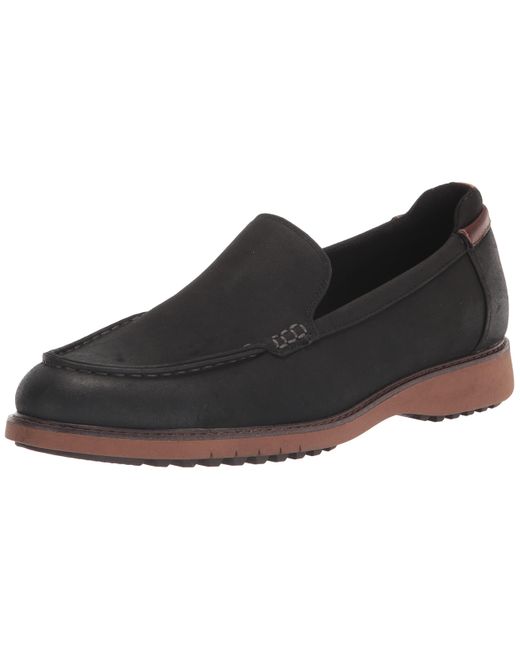 Dr. Scholls Shoes S Sync Up Moc Moccasin Black Synthetic 8.5 M for men