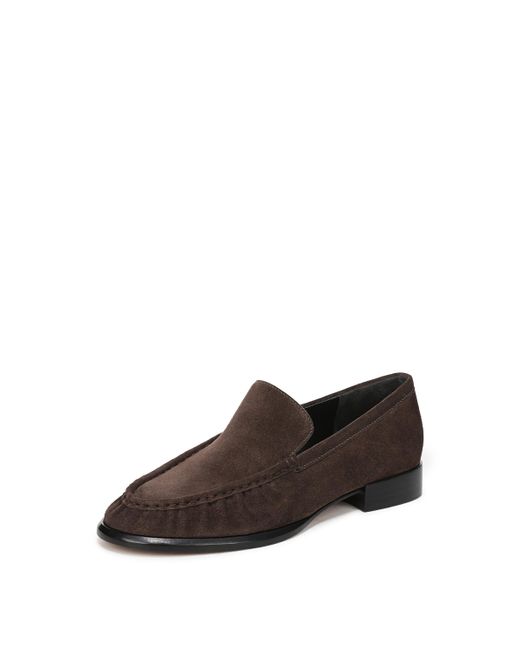 Vince Brown S Nora Casual Loafer Truffle Suede 5.5 M