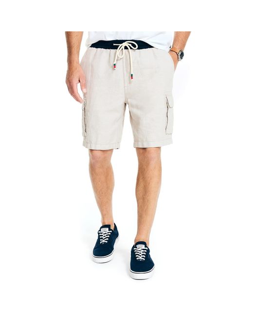 Nautica Blue Sustainably Crafted 8.5" Pull-on Cargo Short for men