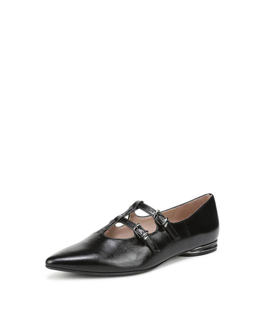 Naturalizer Brigitte Mary Jane Flat Black 9 W