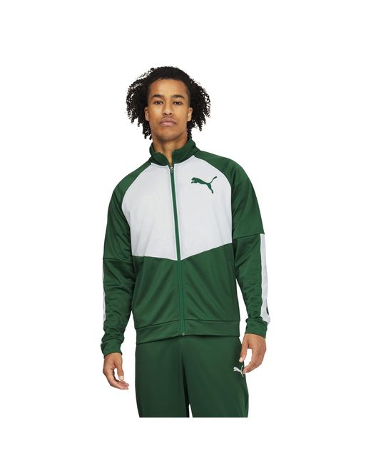 PUMA Contrast Jacket 2.0 in Green for Men | Lyst