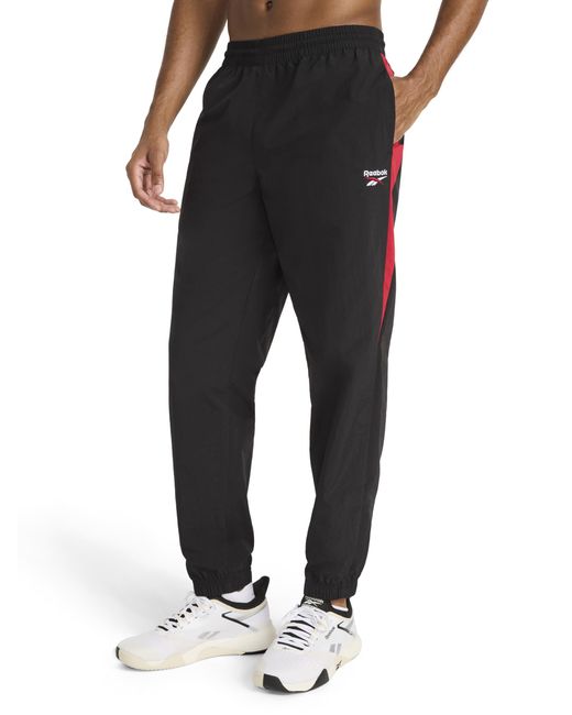 Reebok Black 's Cross Check Woven Pant for men