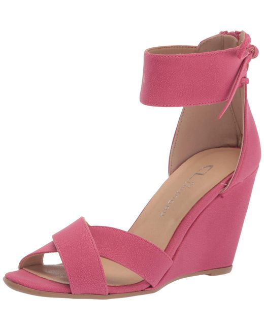 Chinese Laundry Pink Cl By Canty Wedge Sandal