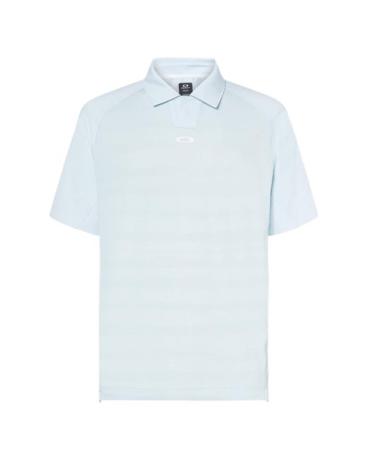 Oakley Blue C1 Wave Length Stripe Polo for men