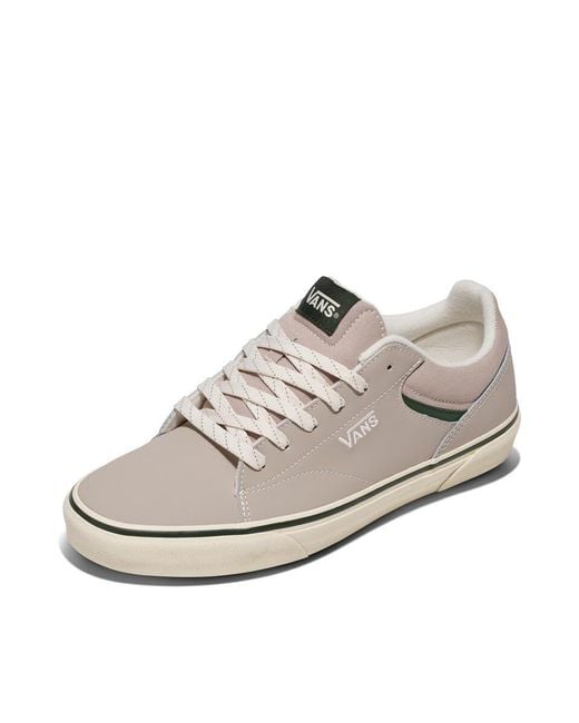Vans White Seldan Shoe | Retro Tennis Inspired Sneakers For Fashion for men