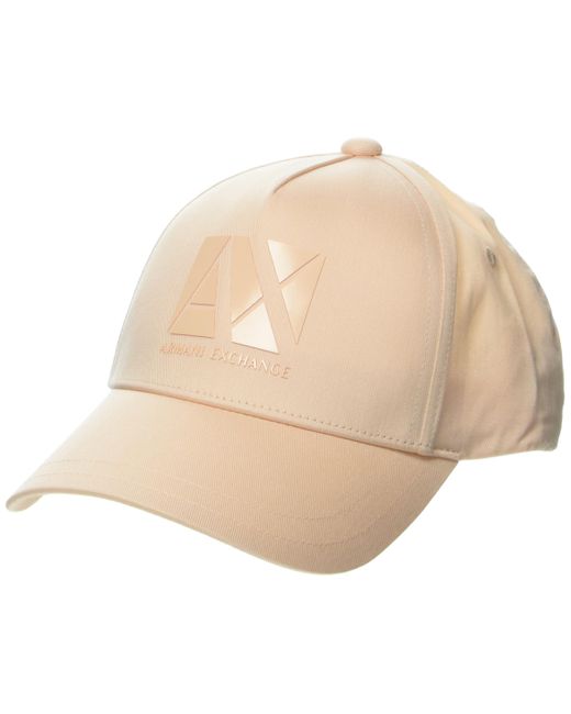 Emporio Armani Natural A | X Armani Exchange Ax Shiny Logo Baseball Hat