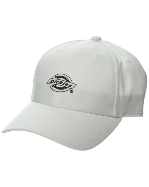 Dickies Metallic Low Pro Logo Print Cap White for men