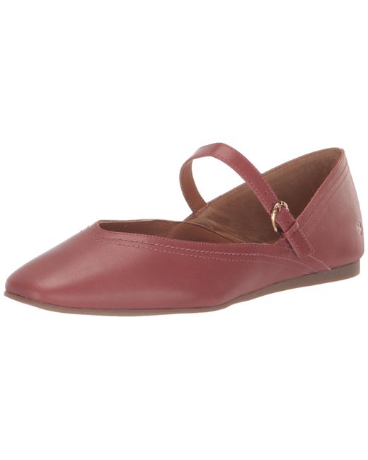 Lucky Brand Red Albajane Mary Jane Flat