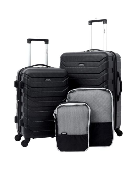 Wrangler Black 5 Piece Elysian Luggage And Accessories Set