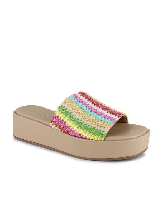 Kensie Multicolor Carla Heeled Sandal