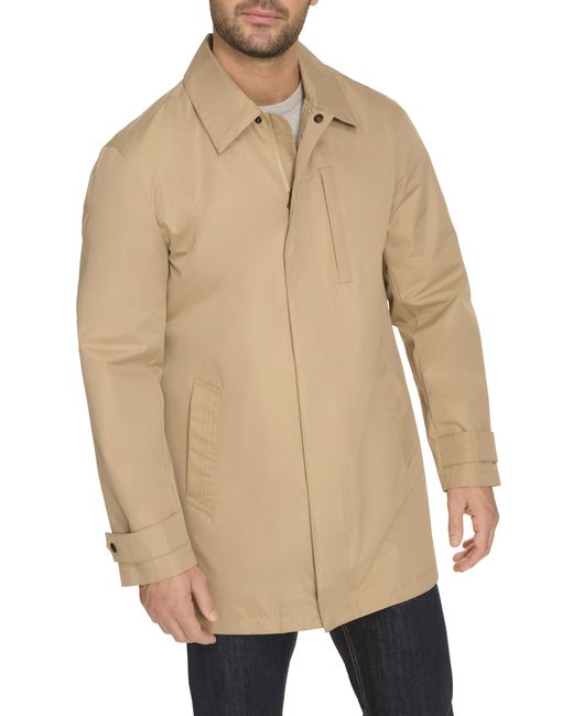 Cole Haan Natural Rain Jacket,khaki,medium for men