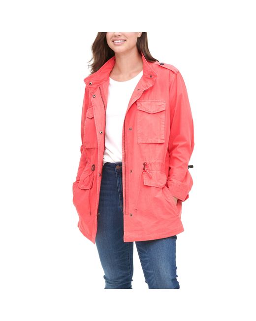levi's women's parachute cotton military jacket