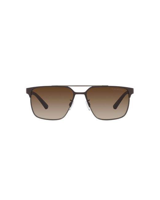 Emporio Armani Black Ea2134 Square Sunglasses for men