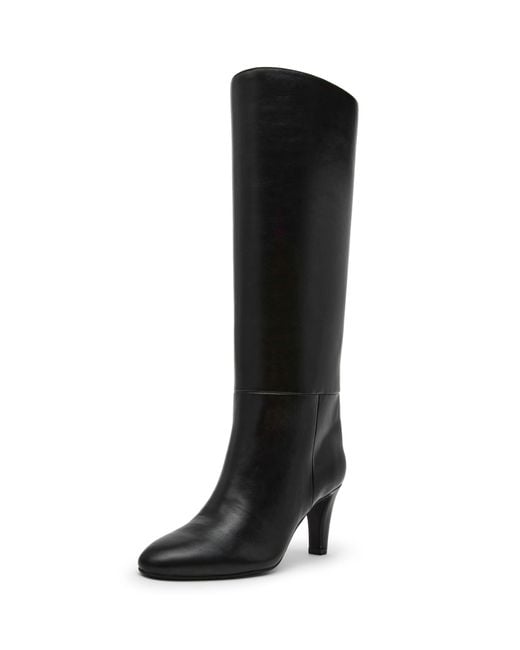 Anne Klein Black Arcadia Mid Calf Boot