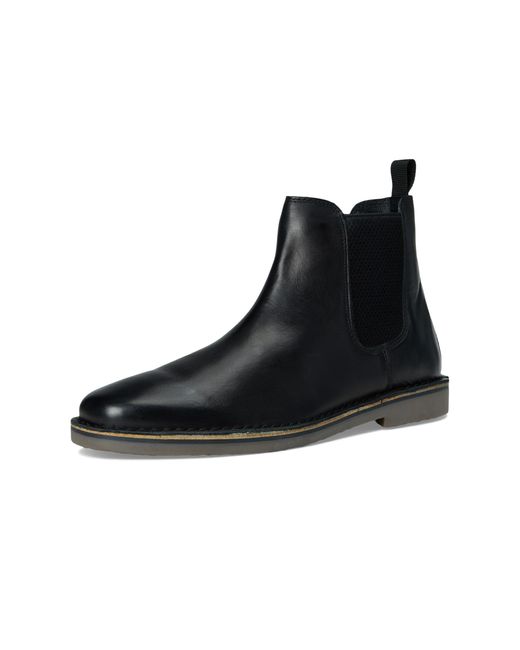 Steve Madden Black S Hatford Chelsea Boot for men