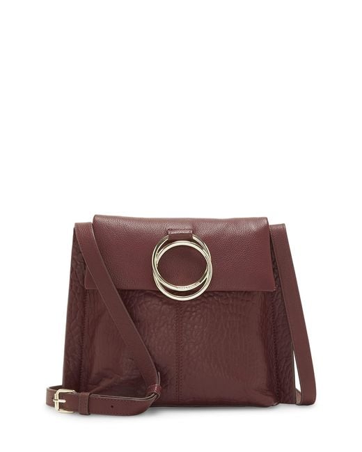 Vince Camuto Livy Large Crossbody Bag in Purple | Lyst