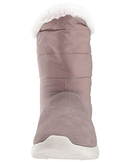 Skechers On The Go City 2 Puff Winter Boot In Taupe Brown