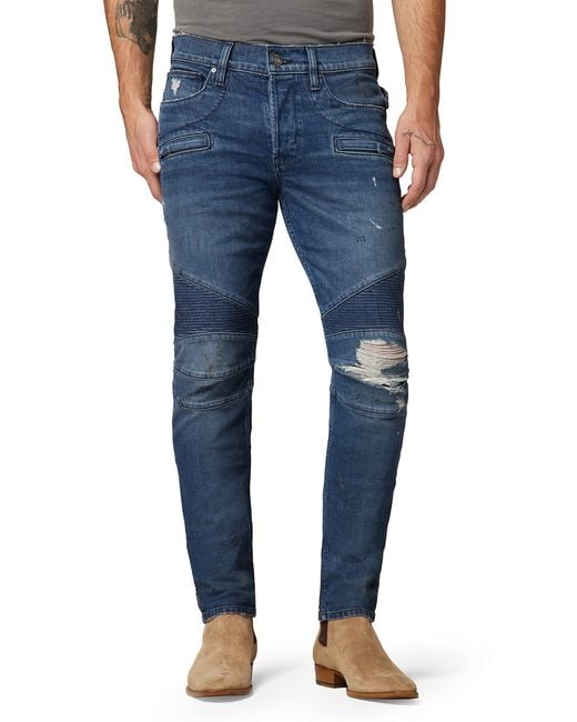 Hudson Blue Jeans The Blinder V2 Skinny Biker Jean for men