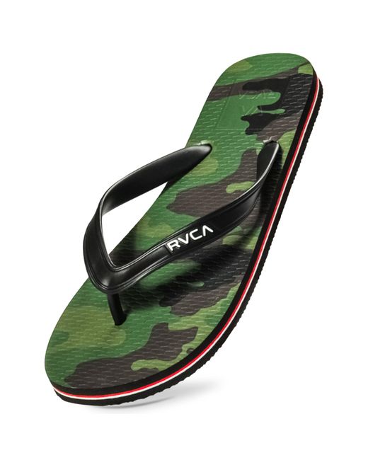 RVCA Green All The Way Sandal Flip-flop for men