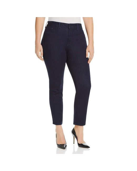 NYDJ Blue Plus Size Sheri Slim Jeans