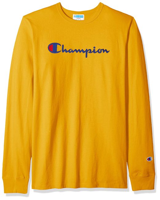 champion yellow long sleeve