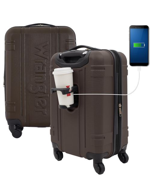 Wrangler Black 20" Astral Hardside Carry-on Luggage