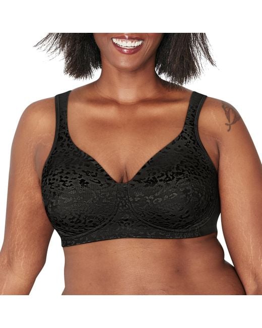 Playtex Black 18-hour Ultimate Lift & Support Wireless Full-coverage Bra