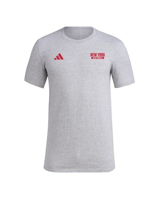 Adidas Gray Standard Local Warp Pre-game Short Sleeve T-shirt for men