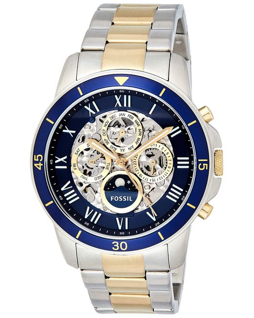 Fossil Me3141 Grant Sport Automatic Two-tone Stainless Steel Watch in ...