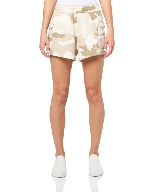 Adidas Natural Essentials 3 Stripes Camouflage Printed Cargo Shorts