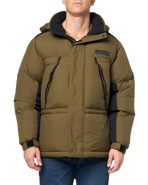 Timberland Green Durable Waterrepellent Rec.down Parka for men
