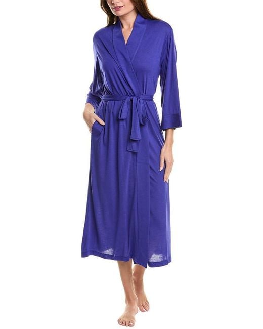 Natori Blue Robe Length 49",iris,small