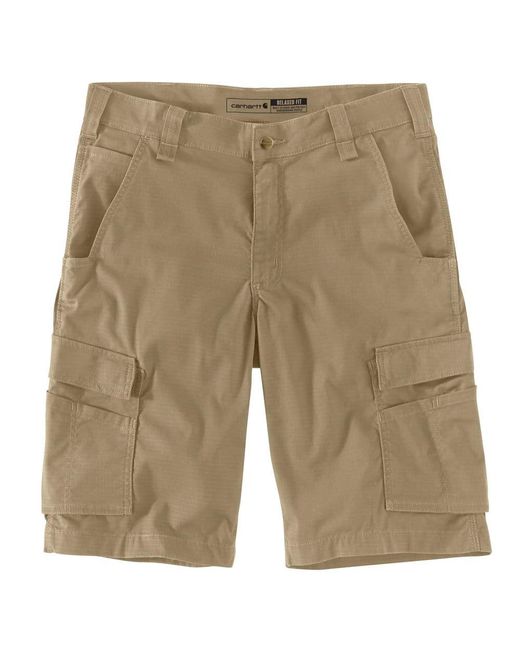 Carhartt Natural Big & Tall Force Relaxed Fit Ripstop Cargo Work Short for men