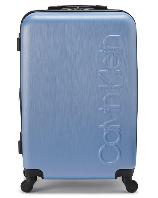 Calvin Klein Hard Side Upright Spinner Leichter Koffer in Blau | Lyst DE
