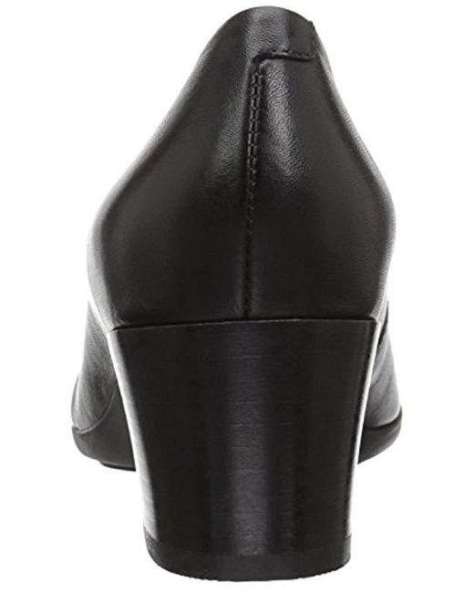 Geox D Annya Mid B Closed toe Pumps in Black Lyst Geox D Annya Mid B Closed toe Pumps in Black Lyst