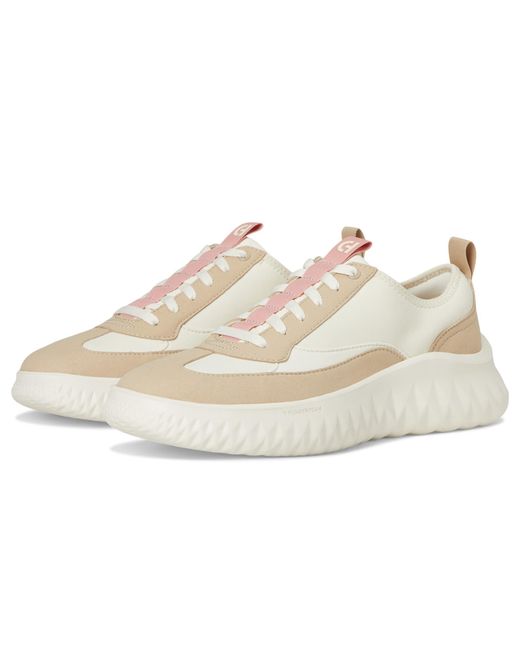 Cole Haan White Generation Zerogrand Ii T-Toe Sneakers Shoes Ivory/Sesame/Zephr 8.5 B