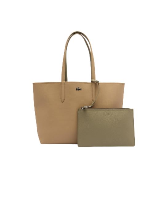 Lacoste Natural Anna Reversible Tote Bag