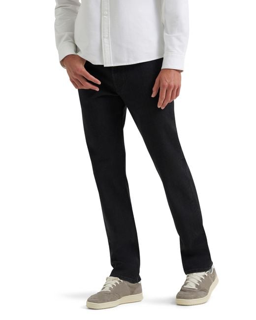 Lee Jeans Black X Move Regular Straight Jean for men