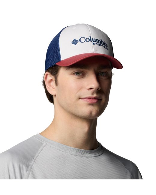 Columbia Blue Pfg Logo Mesh Ball Cap