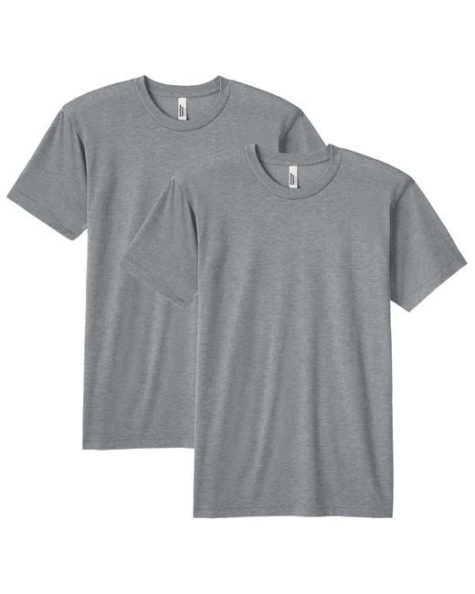 American Apparel Gray Tri-blend Track T-shirt