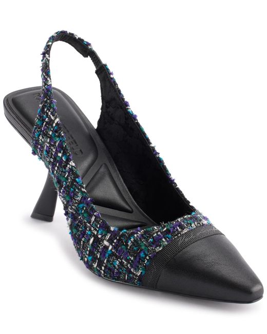 Karl Lagerfeld Blue Paris Kinsely Evening Slingback Pump