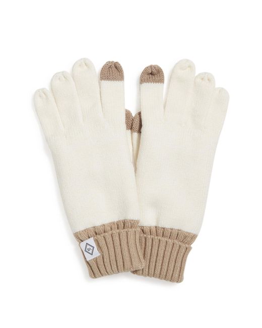 Vera Bradley White Knit Tech Gloves